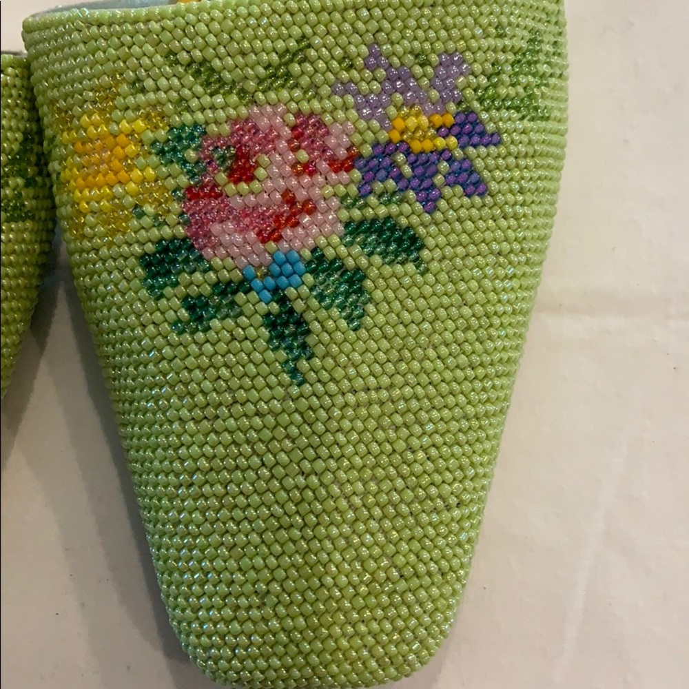 Hand Beaded Slides - Picture 3 of 5